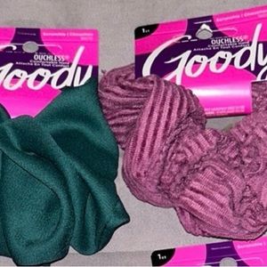 NWT! 2-Goody Ouchless Scrunchies